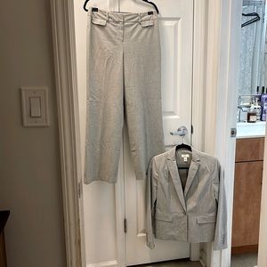 Loft Petite Heather Grey Pantsuit, Sizes 8P & 10P (pants)